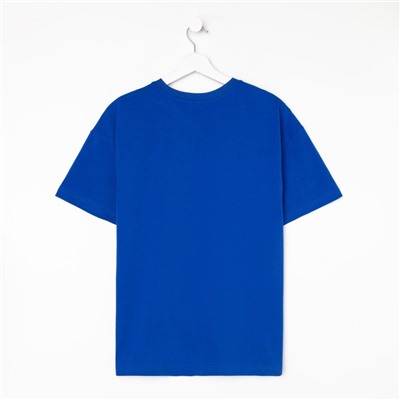 Футболка женская MINAKU OVERSIZE FIT, цвет электрик, размер 42