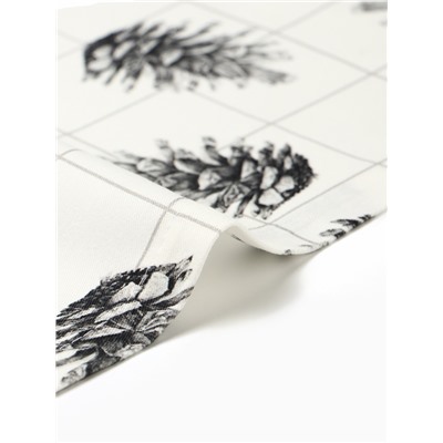 Набор салфеток сервировочных на стол «Этель» Christmas, 2 шт., белые, с декоративными кольцами, 45×45 см