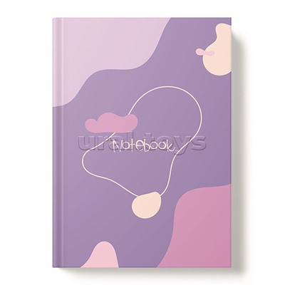Книжка записная А5 96л., "Оттенки розового"