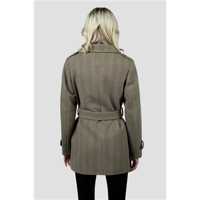 01-12247 Пальто женское демисезонное (пояс)