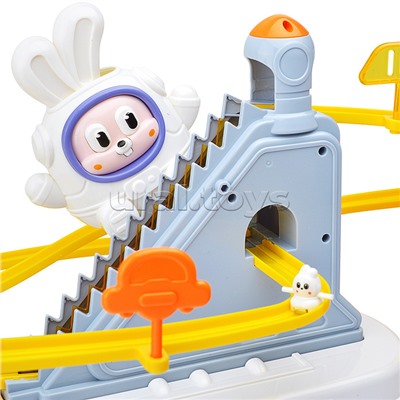 Игровой набор-трек "Давай, кролик, поднимайся по лестнице" в коробке