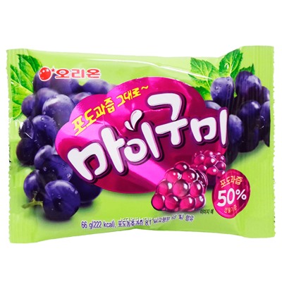 Мармеладные конфеты со вкусом винограда Orion, Корея, 66 г Акция