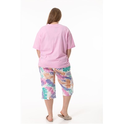 Пижама футболка и капри М325385рм