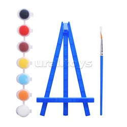 Раскраска по номерам 17х23 см "Лошадка в поле"