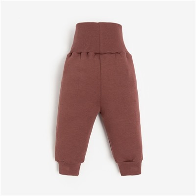 Штаны детские MINAKU, рост 62-68 см, коричневые