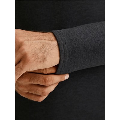 Omsa Лонгслив OmU 1623T 3D Лонгслив стойка молния мужской "Термо"