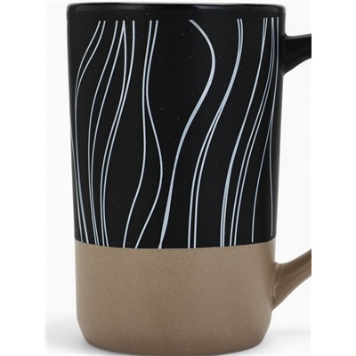 Кружка чайная керамическая «Абстракция», 500 мл, ручная работа