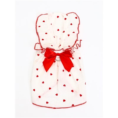 Платье для животных «Зефирка», полиэстер, M, ДС 30, ОГ 40 см, полиэстер