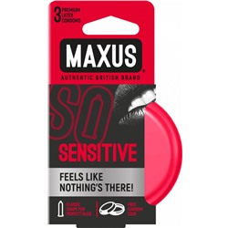Ультратонкие презервативы в железном кейсе MAXUS Ultra Thin - 3 шт.