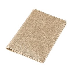 Обложка для паспорта золото, кожзам 3-619/16 Bruno Visconti