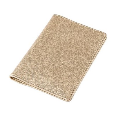 Обложка для паспорта золото, кожзам 3-619/16 Bruno Visconti