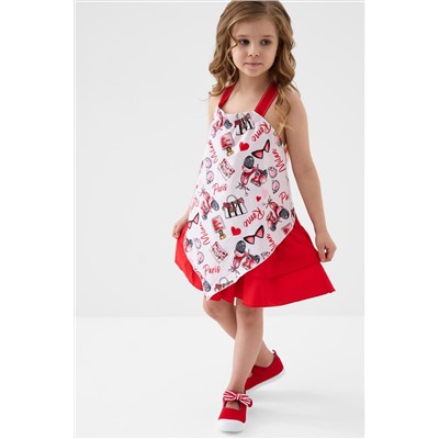 Сарафан текстильный для девочек PLAYTODAY, 1243223