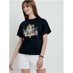 Джемпер женский CONTE Футболка из хлопка «Аrte de viajar» LD 1750