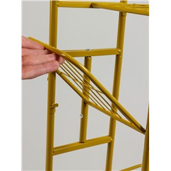 Подставка для цветов Greengo, 5 полок, 44×22×95 см, напольная, металл, цвет золотой