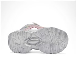 Кроссовки детские высокие В8982-28 серебро