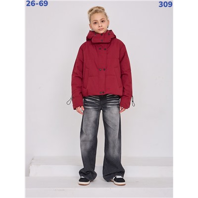 Куртка 309 бордовый