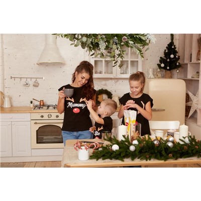 Футболка женская KAFTAN Xmas mom, размер 48-50