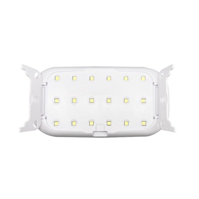 Лампа для маникюра, LED, 18 диодов, 3 Вт, таймер, USB, белая