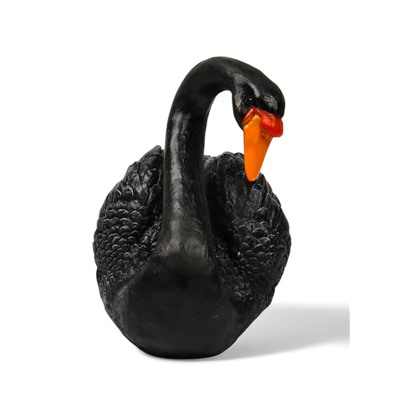 Садовая фигура из полистоуна «Лебедь», 34×25×40 см