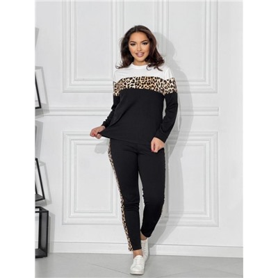 Костюм женский Леопард (Черный_леопард)