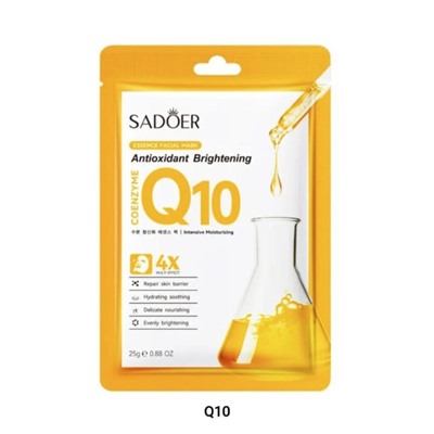 SADOER Антиоксидантная маска для лица с коэнзимом Q10