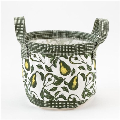 Корзинка текстильная «Этель. Груши», 12×14 см