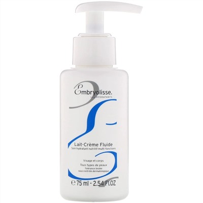 Embryolisse, Lait-Creme Fluide, многофункциональное питательное и увлажняющее крем-молочко, 75 мл (2,54 жидк. унции)