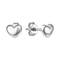 Серьги из серебра без вставки, Л-13099