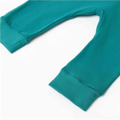 Штанишки детский MINAKU New Year's cars, рост 74-80 см, зелёные