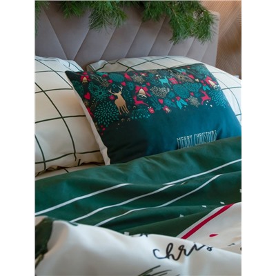 Постельное бельё евро «Этель» Magical Christmas, бязь