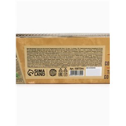 Подарочный новогодний набор «Советский»: чай травяной 25 г × 3 шт., варенье с шишками 100 мл., крем-мёд 120 г × 2 шт.