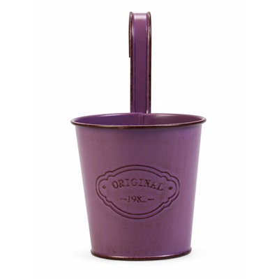 Кашпо подвесное «Ведёрко Улла», 600 мл, металл, МИКС