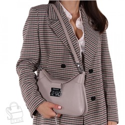 Сумка женская кожаная 6001Q beige Polina&Eiterou