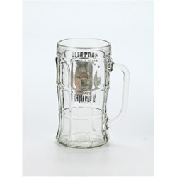 Кружка пивная стеклянная «Знатный банщик», 500 мл