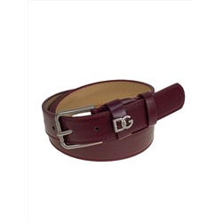 Ремень женский из искусственной кожи, цвет  бордовый