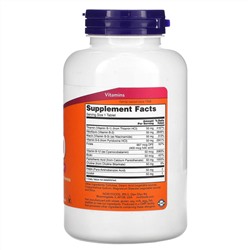 Now Foods, B-50, добавка с витаминами группы В, 250 таблеток