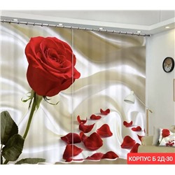 Портьеры с принтом 3*2,8 м / без тюля
