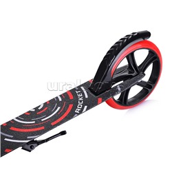 Самокат 2-х колесный ROCKET,колеса PU/ 200 мм, ABEC 7, красный