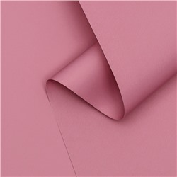 Пленка для цветов тонированная, матовая, марсала, 0.5×10 м, 65 мкм