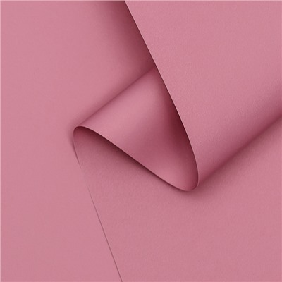 Пленка для цветов тонированная, матовая, марсала, 0.5×10 м, 65 мкм