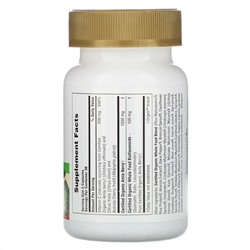 Nature's Plus, Source of Life Garden, сертифицированный органический витамин C, 60 растительных капсул