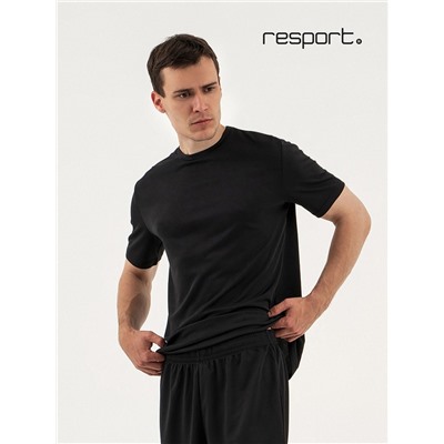 Футболка мужская Resport, бифлекс, размер L (50), чёрная