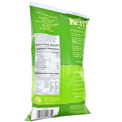 Kettle Foods, картофельные чипсы, острые с халапеньо, 142 г (5 унций)