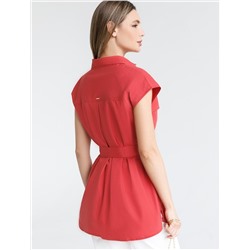 Блузка из легкого хлопкового поплина