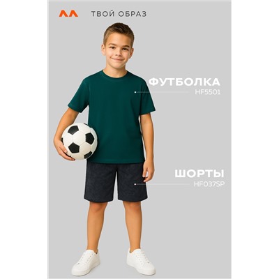 Детская однотонная футболка Happyfox