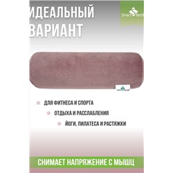Подушка валик "Состояние", р.30*10см. Чехол: велюр. Лузга гречихи.