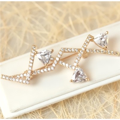 Брошь позолота H01-8973