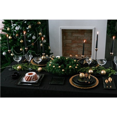 Венок новогодний d=40 см «ЕлкиТорг. Звёздный» 90 ПВХ веток