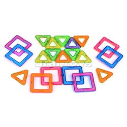 Конструктор магнитный, большой, (20 дет.) в пакете