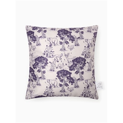 Набор наволочек декоративных «Этель» Nature, 4 шт., 40×40 см, велюр